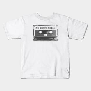 Death Metal - Death Metal Old Cassette Pencil Style Kids T-Shirt